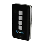 SIMON GO WMDC-013NxB-49 Pilot Wi-Fi czteroprzyciskowy PRO - uremote PRO black