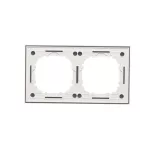 SIMON 55 WMDZ-0120xZ-181 Ramka 2-krotna Nature; Szkło classic białe