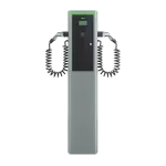 Ładowarka Samochodowa; Neon; Cokoł; 1 faza; 14,8 kW; 2 punkty ładowania; Kabel T2 spiralny; modem 4G/ LTE; RFID; MID; wyłącznik różnicowoprądowy 30mA klasa A, wyłącznik nadprądowy 40A klasa C