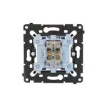 SIMON 55 WMDL-050xxR-0xx Łącznik świecznikowy (mechanizm) 10AX, 250V~, szybkozłącza, czarna rama montażowa