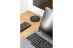 PRZEDŁUŻACZ BIURKOWY WPUSZCZANY CAMINO 80mm, 2x GNIAZDO SCHUKO, USB A+C, ŁADOWARKA INDUKCYJNA 10W, PRZEWÓD 1,5m, CZARNY