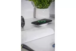 PRZEDŁUŻACZ BIURKOWY WPUSZCZANY CAMINO 80mm, 2x GNIAZDO SCHUKO, USB A+C, ŁADOWARKA INDUKCYJNA 10W, PRZEWÓD 1,5m, CZARNY
