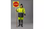LEDA kurtka ostrzegawcza parka ocieplana żółty 2XL