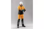 TRAUN spodnie ostrzegawcze softshell pomarańczowe XL (54)