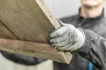 FUHSE rękawice ochronne antyprzecięciowe HPPE powlekane poliuretanem szare/czarne 9