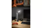 LAMPKA BIURKOWA FLOWER ,4W, 240lm, AC220-240V, 4000K, BATERIA 1800 mAh, Ra>80, CZARNO/BIAŁA