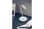 LAMPKA BIURKOWA GALACTIC LED, 5W, 240lm,5V DC, 4000K, PODSTAWA RGB, ŁADOWANIE USB, BIAŁY