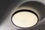 PLAFONIERA ATOL LED, Ø400mm, 4000K, 32W, 2560lm, AC180-250V, 50/60 Hz, PF>0,9, IP54, BLACK, 3y