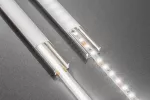 TAŚMA LED COB 12V, 320LED/m, 8mm, 8W/m, BEZ ŻELU, NEUTRALNY BIAŁY, 2x1m PRZEWÓD MINI AMP, ROLKA 5m