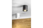 OPRAWA SUFITOWA AVEIRO BIS, max. 250V, 50/60Hz, 80x90mm, IP20, max 20W, OKRĄGŁA, BIAŁA