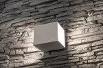 OPRAWA ŚCIENNA  CAMPIONE II, G9, IP20, max. 40W, IP20, max. 250V, 50/60 Hz, KWADRATOWA, BIAŁA