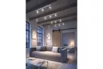 OPRAWA SUFITOWA FARGO 2, ALUMINIUM,, 70x166mm, IP20, max 20W, OKRĄGŁA, BIAŁA