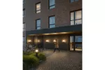 OPRAWA OGRODOWA LARGO-AU, E27, MAX.15W, IP44, AC220-240V, 50-60Hz, KINKIET PROSTY GÓRNY, GRAFIT