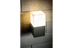 OPRAWA OGRODOWA LARGO-AU, E27, MAX.15W, IP44, AC220-240V, 50-60Hz, KINKIET PROSTY GÓRNY, GRAFIT