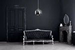 OPRAWA SUFITOWA LATI, 7122, AC220-240V, 50/60Hz, 1*E27, IP20, ŚREDNICA 23,5 cm, POJEDYNCZA, CZARNA