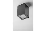 OPRAWA SUFITOWA LENTO, ALUM, 100x130, IP54, MAX. 35W, KWADRATOWA, GRAFIT