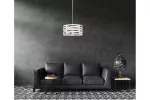OPRAWA SUFITOWA MARISA, 2638, AC220-240V, 50/60Hz, 3*E27, max.40W, IP20, ŚREDNICA 40 cm, POTRÓJNA, CZARNA