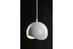 OPRAWA SUFITOWA MAVIA, 4987, AC220-240V, 50/60Hz, 1*E27, IP20, ŚR. 20 cm, POJEDYNCZA, BIAŁO/ZÓŁTA
