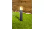 OPRAWA OGRODOWA MEDIO-P 50 PIR,E27, MAX.15W, IP54, AC220-240V, 50-60Hz, SŁUPEK, GRAFIT