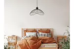 OPRAWA SUFITOWA RETO 2, 4151, AC220-240V, 50/60Hz, 1*E27, IP20, ŚREDNICA 50 cm, POJEDYNCZA, CZARNA