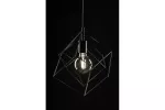 OPRAWA SUFITOWA ROSA, 3437, AC220-240V, 50/60Hz, 1*E27, IP20, 33cmX33cm, POJEDYNCZA, CZARNA