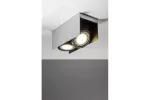OPRAWA SUFITOWA VERSO, 4250, AC220-240V, 50/60 Hz, IP20, 2*GU10, ES111, PODWÓJNA, BIAŁO/CZARNA