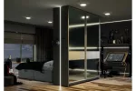 PROFIL ALUMINIOWY LED Z KOŁNIERZEM GLAX SILVER 3,05 m (WPUSZCZNY)