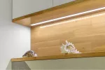 PROFIL ALUMINIOWY LED Z KOŁNIERZEM GLAX MINI WYSOKI 12,5mm SILVER 2m (WPUSZCZANY)