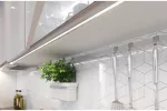 PROFIL ALUMINIOWY LED WIEŃCOWY GLAX SILVER 2m (STANOWI KOMPLET Z USZCZELKĄ PA-USZGLAX-00)