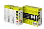 G-TECH ŹRÓDŁO ŚWIATŁA LED, 3pcs., A-G, C37, 4000K, E14, 5,0W, AC220-240V, 180°, 400lm, 54mA