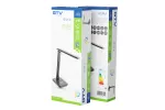 LAMPKA BIURKOWA IZUKA LED, 6W, 400lm, AC220-240V, 50/60Hz, CCT, ŁADOWARKA INDUKCYJNA, CZARNY