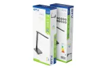 LAMPKA BIURKOWA IZUKA LED, 6W, 400lm, AC220-240V, 50/60Hz, CCT, ŁADOWARKA INDUKCYJNA, CZARNY