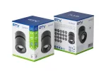OPRAWA LED BIANCO, 8W, 680lm, AC220-240V, 50/60 Hz, PF>0,5, Ra≥80, IP20, IK06, 36°, 4000K, OKRĄGŁA, CZARNY