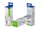 ŹRÓDŁO ŚWIATŁA LED DEKORACYJNE, FILAMENT, GREY, C35L, 1800K, E14, 4,0W, 200lm, AC220-240V, 360°