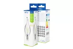 ŻRÓDŁO ŚWIATŁA LED DEKORACYJNE, FILAMENT, C35L, 2700K, E14, 4W, 240lm, AC220-240V/ 50-60Hz, RA>80, 360°