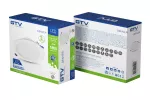 OPRAWA LED DENVER TYPU DOWNLIGHT, IP54, 20W, 1800lm, AC176-264V, 50/60Hz, 120°, 4000K, WPUSZCZANA, BIAŁY