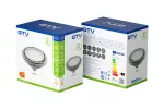 ŹRÓDŁO ŚWIATŁA LED, A-G, ES111, 3000K, GU10, 12,5W, AC220-240V, 120°, 1100lm, 109mA, SZARY