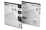 OPRAWA LED MODULAR, BACKPLATE, 60x60cm, 4000K, 40W, 4200lm, AC220-240V, PF>0,9, IP54, 5y, UGR<19