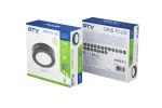 OPRAWA LED ORIS PLUS, DOWNLIGHT, 7W, CZARNA, 3000K, 560lm, AC220-240V, NATYNKOWA, IP20, 120°