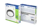 OPRAWA LED ORIS PLUS, DOWNLIGHT, 19W, CZARNA, 3000K, 1520lm, AC220-240V, NATYNKOWA, IP20, 120°