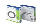 OPRAWA LED ORIS PLUS, DOWNLIGHT, 7W, CZARNA, 4000K, 560lm, AC220-240V, WPUSZCZANA, IP20, 120°