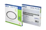 OPRAWA LED ORIS PLUS, DOWNLIGHT, 24W, CZARNA, 3000K, 2000lm, AC220-240V, WPUSZCZANA, IP20, 120°