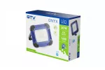 NAŚWIETLACZ LED Z AKUMULATOREM ONYX 20W, 1600lm, AC220-240V, 50/60 Hz, PF>0,5, RA>80, IP54, 120°, 6400K, NIEBIESKI