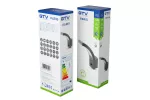 OPRAWA PARIS LED Z CZUJNIKIEM RUCHU, 10W, 900lm, IP54, AC220-240V, 50/60Hz, 140°, 4000K, CZARNA