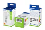 ŹRÓDŁO ŚWIATŁA LED, A-G, B45B, SMD 2835, 4000K, E14, 6,0W, AC180-250V, 160°, 520lm, 52mA