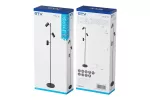 LAMPA PODŁOGOWA VENETO, IP20, max. 20W, 3 x GU10, CZARNA