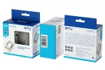 SUFITOWA OPRAWA PUNKTOWA PORTO, ODLEW, IP20, INOX, KWADRAT, TYP DS10