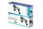 OPRAWA SUFITOWA BLINK II, max. 250V, 50/60 Hz, GU10, max. 20W*2, IP20, PODWÓJNA, CZARNA