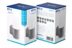 OPRAWA OGRODOWA CORTA-AU, E27, MAX.25W, IP44, AC220-240V, 50-60Hz, KINKIET PROSTY GÓRNY, GRAFIT