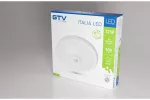 PLAFONIERA ITALIA LED Z CZUJNIKIEM RUCHU, 12W, 900lm, IP20,  AC 220-240V, 50/60Hz, KĄT ŚWIECENIA 360*, NEUTRALNA BIAŁA, BIAŁY